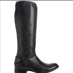 FRYE leather riding boots size 7.5, black NWOT